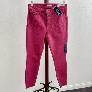 Tommy Hilfiger Fuchsia Ankle Jeans Mid Rise